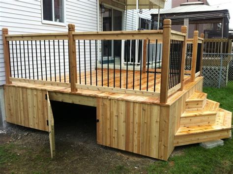 plan deck piscine hors terre rona - Google Search | Deck ...