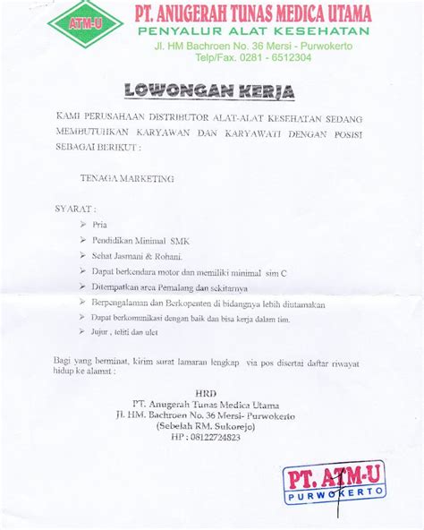 Maybe you would like to learn more about one of these? Syarat Pendaftaran Pt. Boyang Purbalingga - Ketentuan umum ...