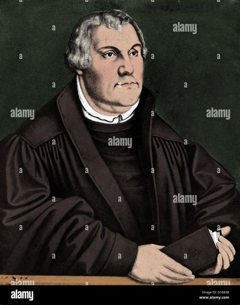 Portrait Of Martin Luther 1483 1546 German Priest Professor Of