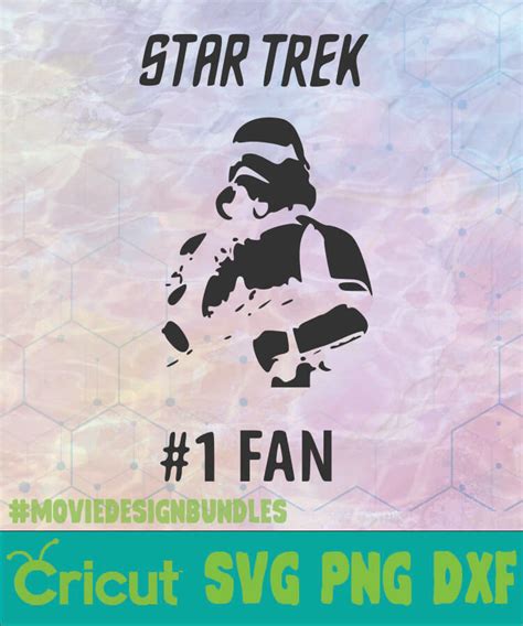 STAR TREK 1 FAN LOGO SVG PNG DXF Movie Design Bundles