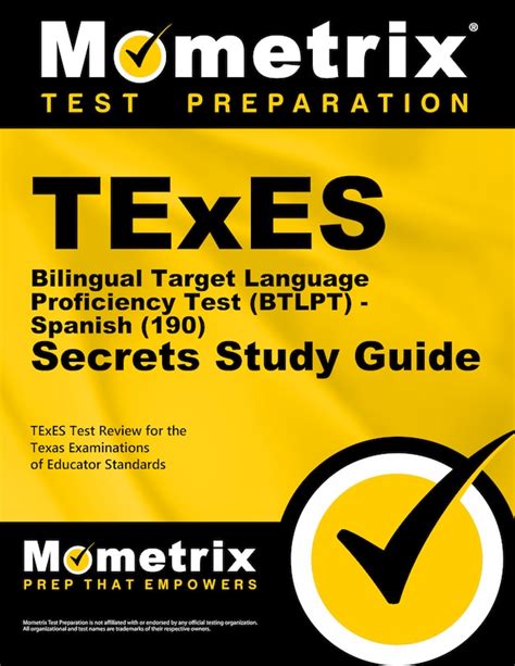 Texes Bilingual Target Language Proficiency Test Btlpt Spanish 190
