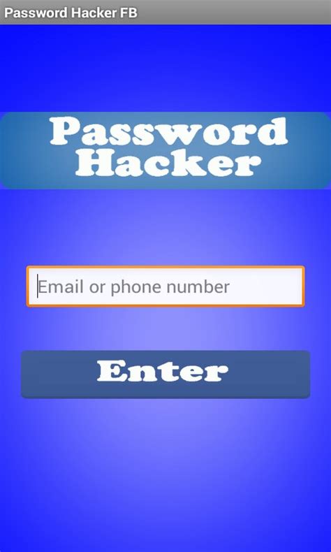 Free Fb Password Hacker App Prank Apk Download For Android Getjar