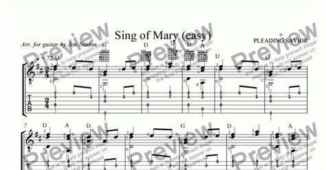 Sing Of Mary Easy Download Sheet Music Pdf File