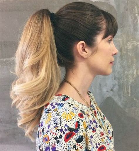 For the rest of your hair, create some highlights and layers that the last ideas for wavy hairstyle with bangs is, this long shag hairdo with very wavy while being ideal for everyday life situations. 15 Casual Wavy Ponytail Hairstyles