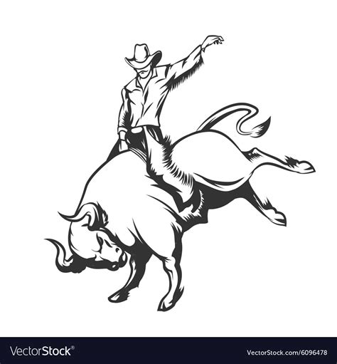 Rodeo Royalty Free Vector Image Vectorstock