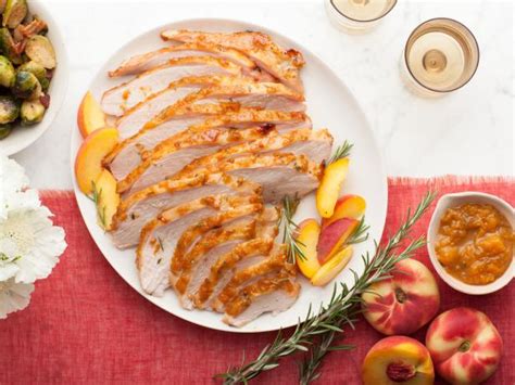 Since it's just three of for example, i eat just enough turkey to leave room for other delicious thanksgiving foods. Roasted Turkey Breast with Peach Rosemary Glaze Recipe ...