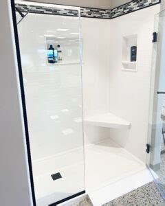 Custom Shower Bases With Ramped Curbs The Onyx Collection