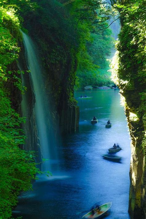 Manai Falls Takachiho Gorge Miyazaki Prefecture Japan Places To