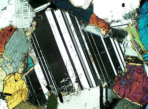 Plagioclase Thin Section Minerals Ctma Geologia4teso Geology