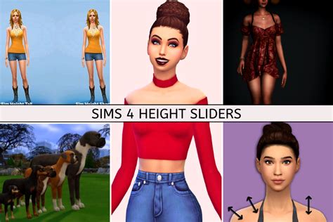 21 Best Sims 4 Height Sliders To Create More Realistic Sims