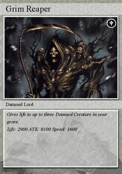 Grim Reaper Created Cards Photo 31571645 Fanpop