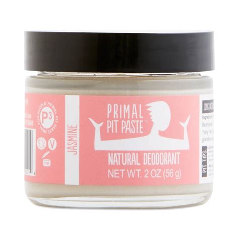 Primal Pit Paste Natural Deodorant Jar Jasmine Thrive Market