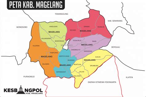 Peta Administrasi Kabupaten Magelang Peta Magelang Vrogue Co