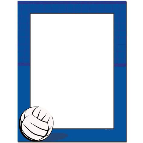 Volleyball Page Border