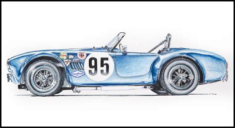 Shelby Cobra Drawing At Getdrawings Free Download