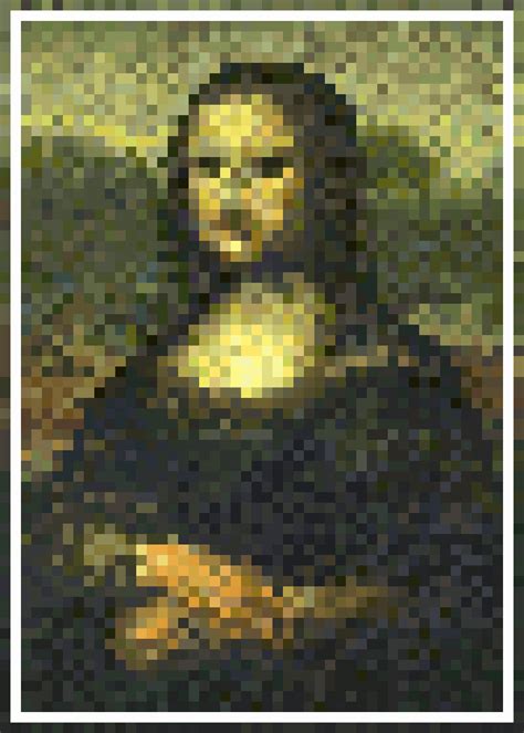 Pixilart Mona Lisa By Dead Pixel