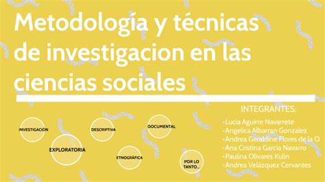 Elementos Básicos De La Metodología En Las Ciencias Sociales By Andrea