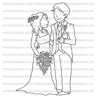 237 Wedding Couple Digital Stamp Digital Stamps Embroidery Patterns