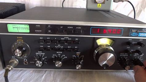 Classic Drake Tr 7 Hf Ssb Ham Transceiver In Near Mint Condition Youtube