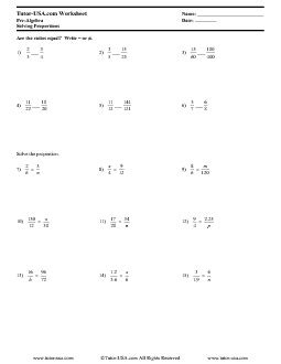 Perfect for computer science or engineering. Worksheet: Solving Proportions - Using Ratios | Pre-Algebra Printable