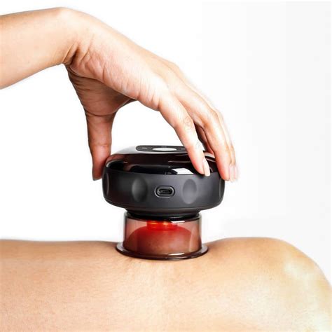 Smart Cupping Therapy Device Black Portable Smart Cupping Therapy Touch Of Modern