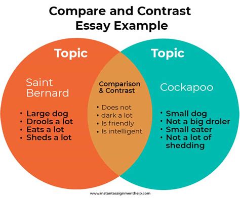 How To Write A Compare Contrast Essay Structure Example Topics