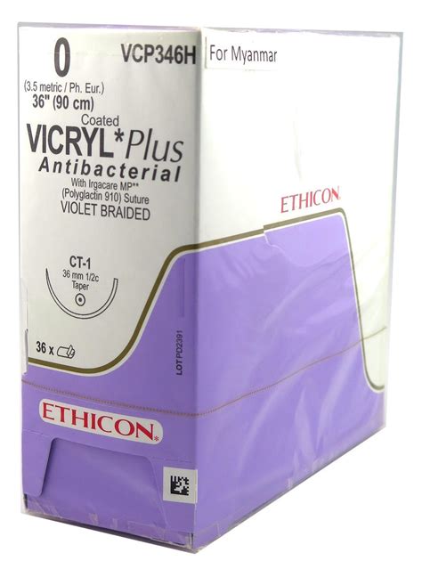 Ethicon Vicryl Plus 0 Antibacterial Suture Shop Sea Lion