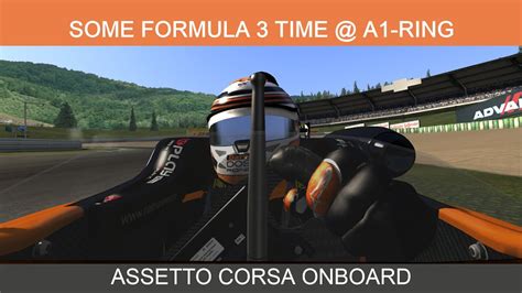Assetto Corsa Dallara F312 Formula 3 A1 Ring Hot Lap YouTube