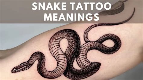 Snake Tattoo All Meanings Explained 2023 Tattoos For Girls