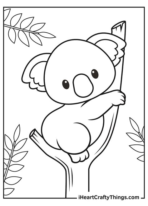 Baby Animals Coloring Pages Elephant Coloring Page Animal Coloring