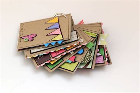 מיני אלבום Scrap Paper Mini Albums Diy Crafts Enamel Pins Blog Inspiration Scrapbooking