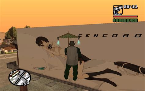 Tüsszent Egészségtelen Allergiás Gta San Andreas Anime Mod Bar Memória