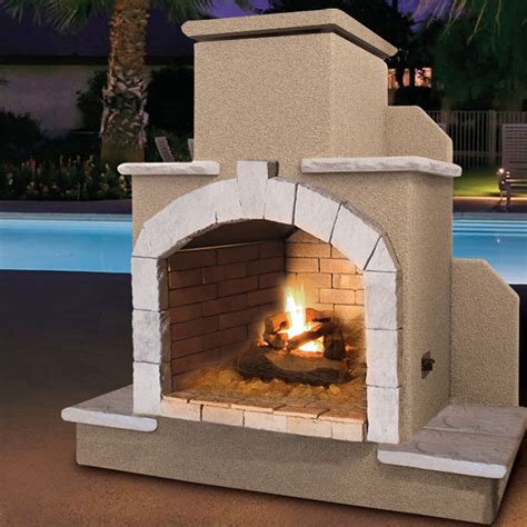 Cal Flame Steel Gas Outdoor Fireplace And Reviews Wayfair