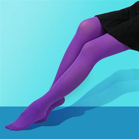 8 Colors 120d Women Thick Tights Opaque Stockings Pantyhose Footed