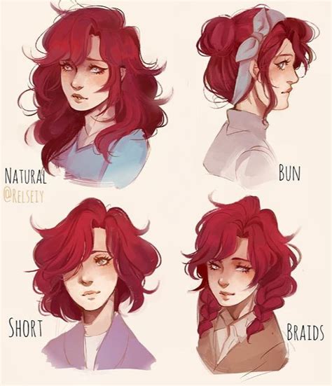 Pin By Winterartist On Hair Short Hair Drawing How To Draw Hair