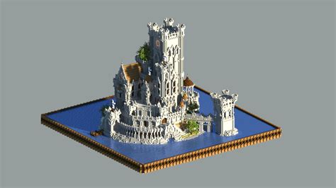 Minecraft Gothic Castle Island Lobby Spawn Minecraft