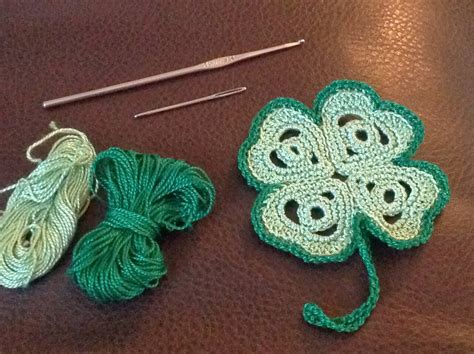 Because Of Paola Crochet Four Leaf Clover