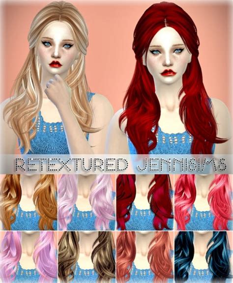 Jenni Sims Butterflysims And Hairstyles Retextured Sims Hairs