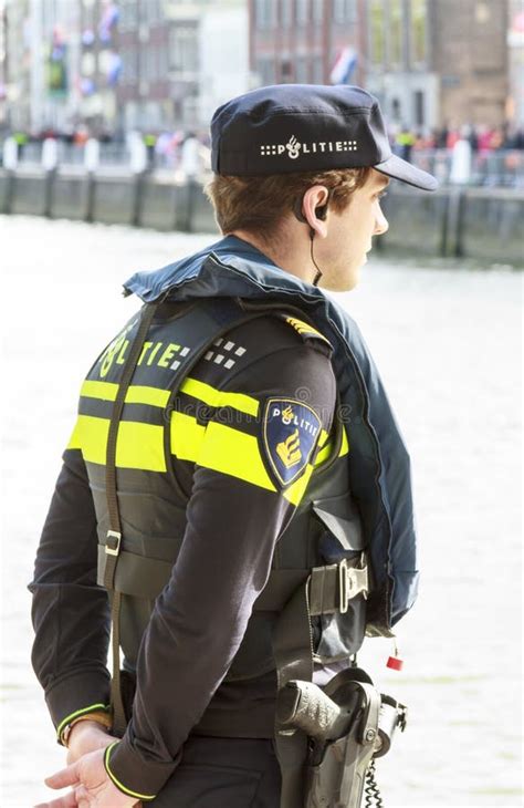 dutch police officer editorial photo image of kings 53501321