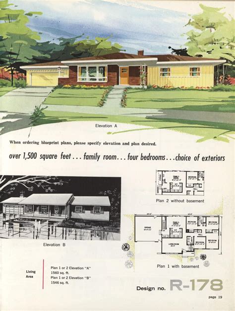 You might also want to see these vintage house plans. Town & country ranch homes//1962 | Vintage house plans ...