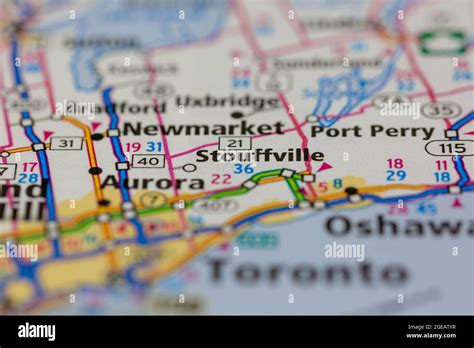 Stouffville Ontario Map Hi Res Stock Photography And Images Alamy