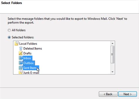 Export Windows Live Mail Messages To Outlook Or Standalone Pst