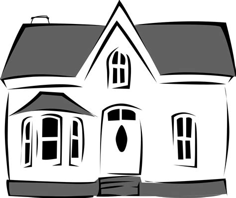 Houses Clipart Black And White Free Download On Clipartmag