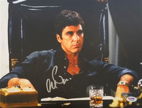 Al Pacino Signed Scarface Tony Montana 11x14 Office Photo Psa Ebay