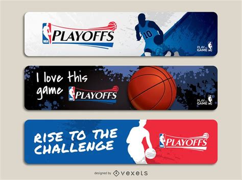 Nba Playoffs Banner Set Ad Ad Affiliate Playoffs Banner Set