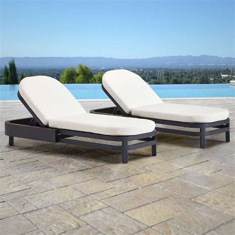 Santino 2 Piece Chaise Lounge Set In 2020 Double Chaise Lounge