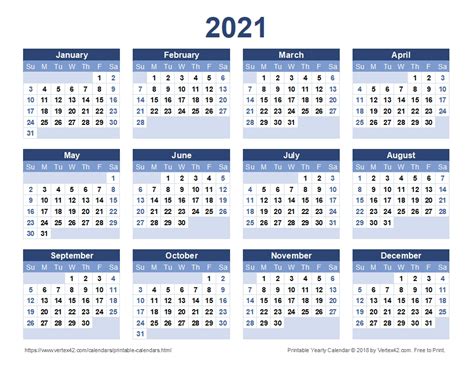2021 Calendar Large Print Qualads