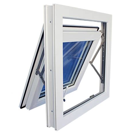 Modern Strong Thermal Break UPVC Profile Safe Design Double Tempered