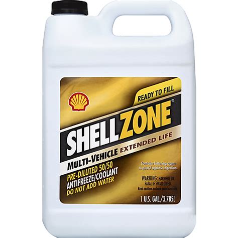 Shellzone Antifreezecoolant Multi Vehicle 1 Gal Automotive Ingles