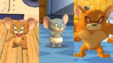 Tom And Jerry War Of The Whiskers Jerry Vs Nibbles Vs Monster Jerry